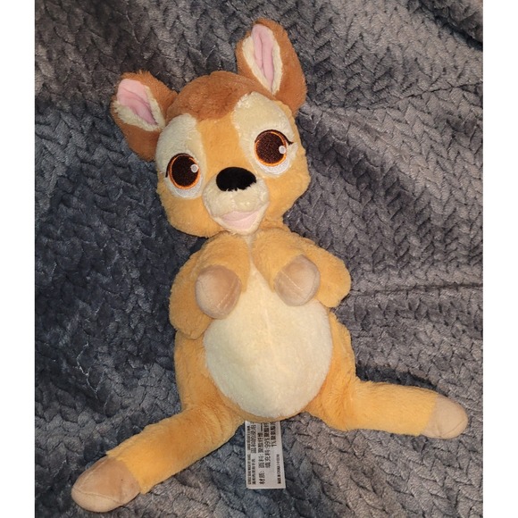 Disney Other - Disney Bambi Plush Stuffed Animal Classic‎ Fawn Deer Spotted Brown Tan Toy
